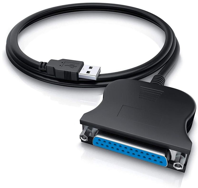 Cable Adaptador Usb A Puerto Paralelo Impresora Db25 Hembra-4