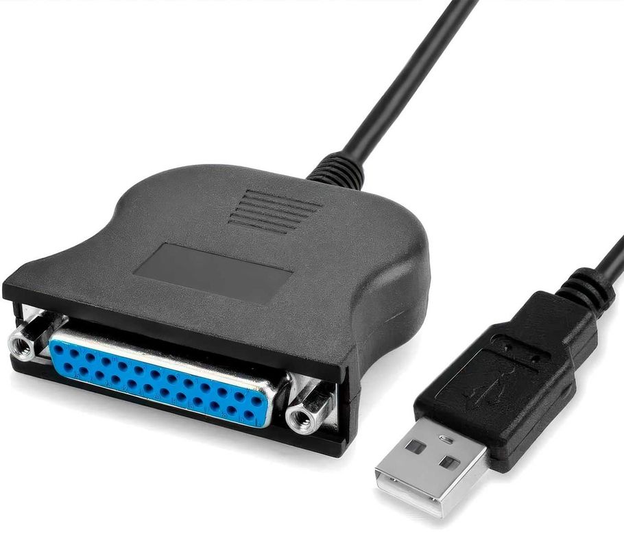 Cable Adaptador Usb A Puerto Paralelo Impresora Db25 Hembra-5