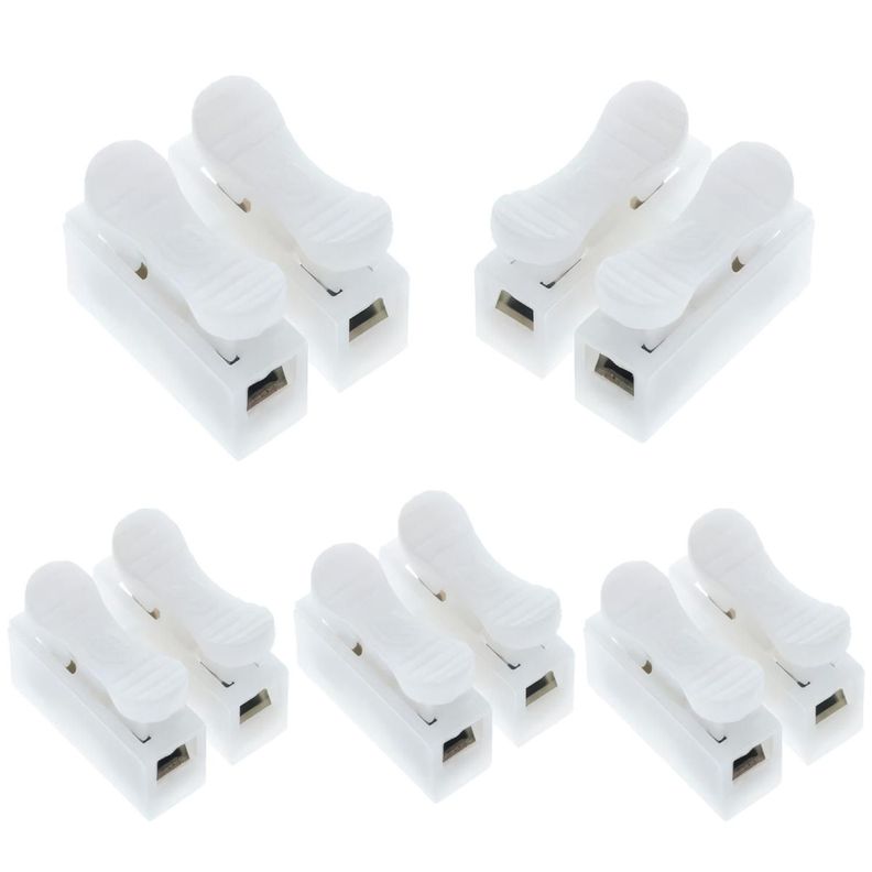 5x Copla Union Cables Empalme Bornera Automatica Regleta Rapida Surtido 00