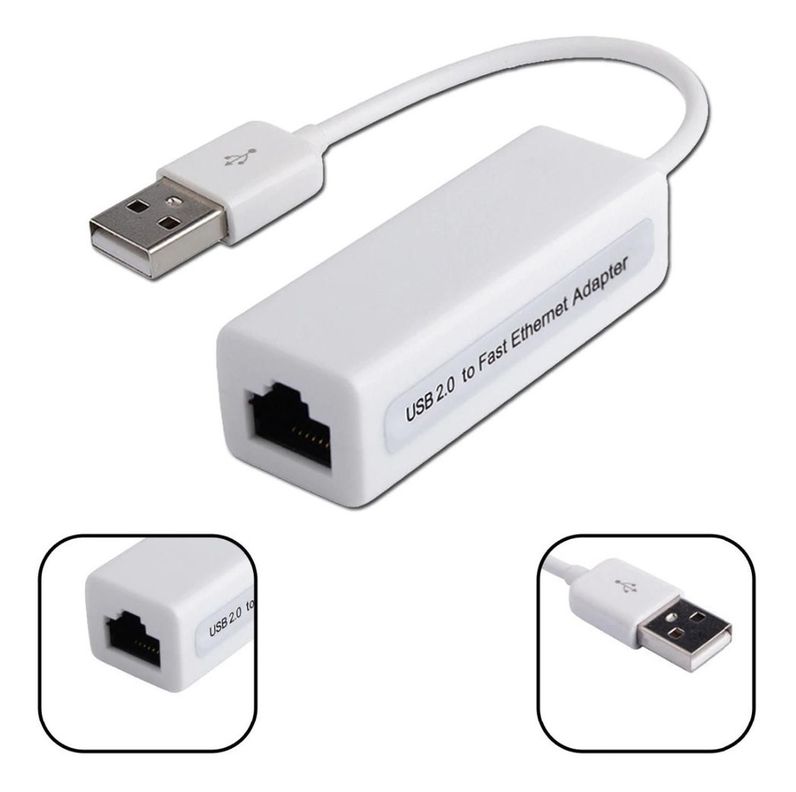 Tarjeta De Red Usb Externa / Usb Lan / Adaptador Usb A Rj45-1