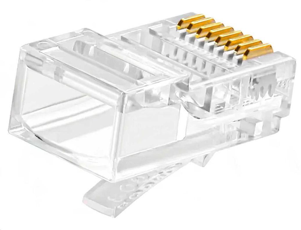 25x Conector Rj45 Cat5 Cable Utp Conector Red Internet Lan-2