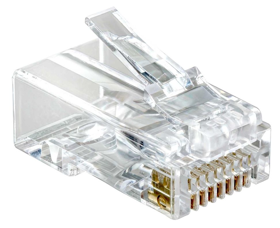 25x Conector Rj45 Cat5 Cable Utp Conector Red Internet Lan-3