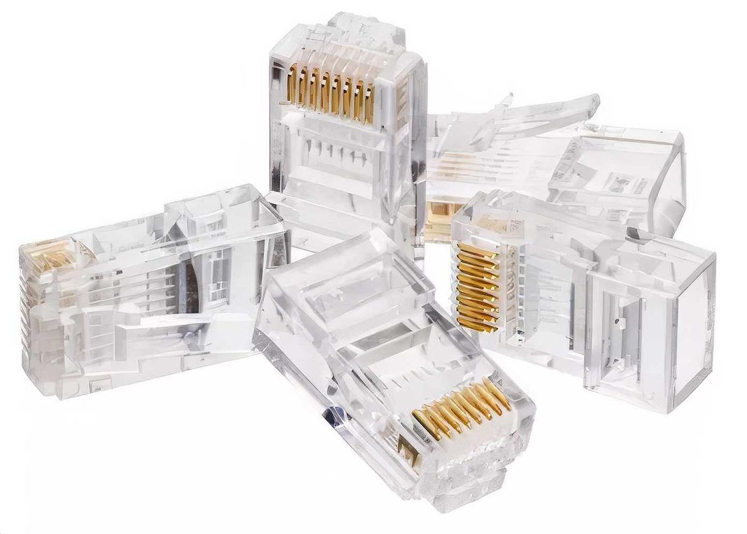 25x Conector Rj45 Cat5 Cable Utp Conector Red Internet Lan-5