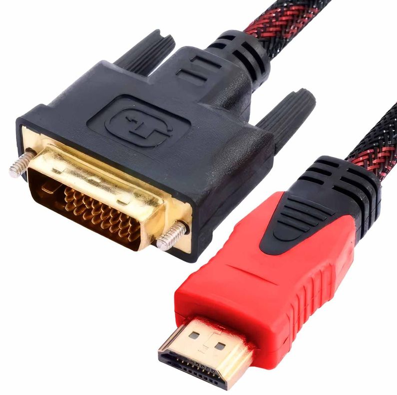Cable Hdmi A Dvi 1.5 Mts Dvi D 24+1 1080p Hdtv Pc Full Hd-0