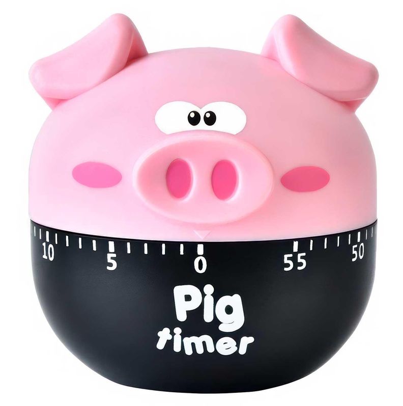 Timer Chancho Cocina Reloj Temporizador A Cuerda-0