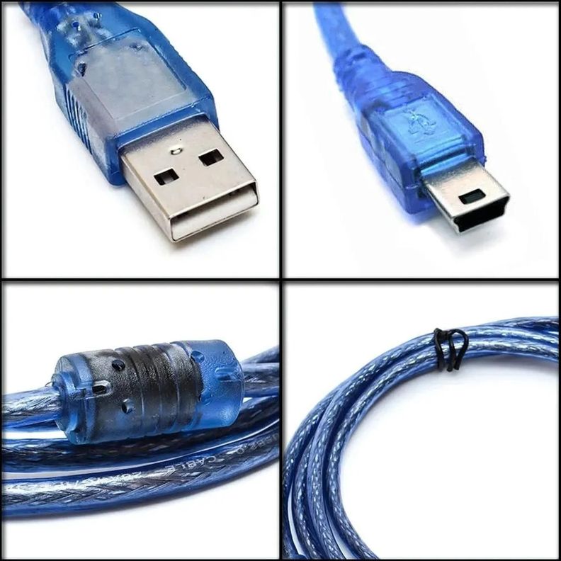 Cable Canon Usb Mini B Powershot Elph 160 170 180 190 360-8