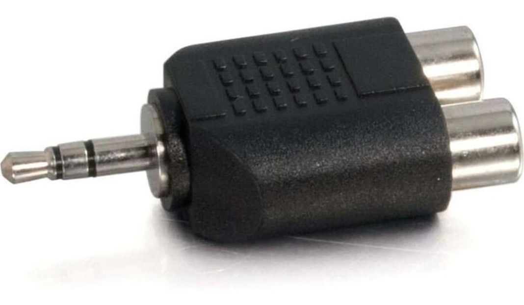 Adaptador Splitter Audio 2 Rca Hembra 1 Plug Jack 3.5 Macho-4
