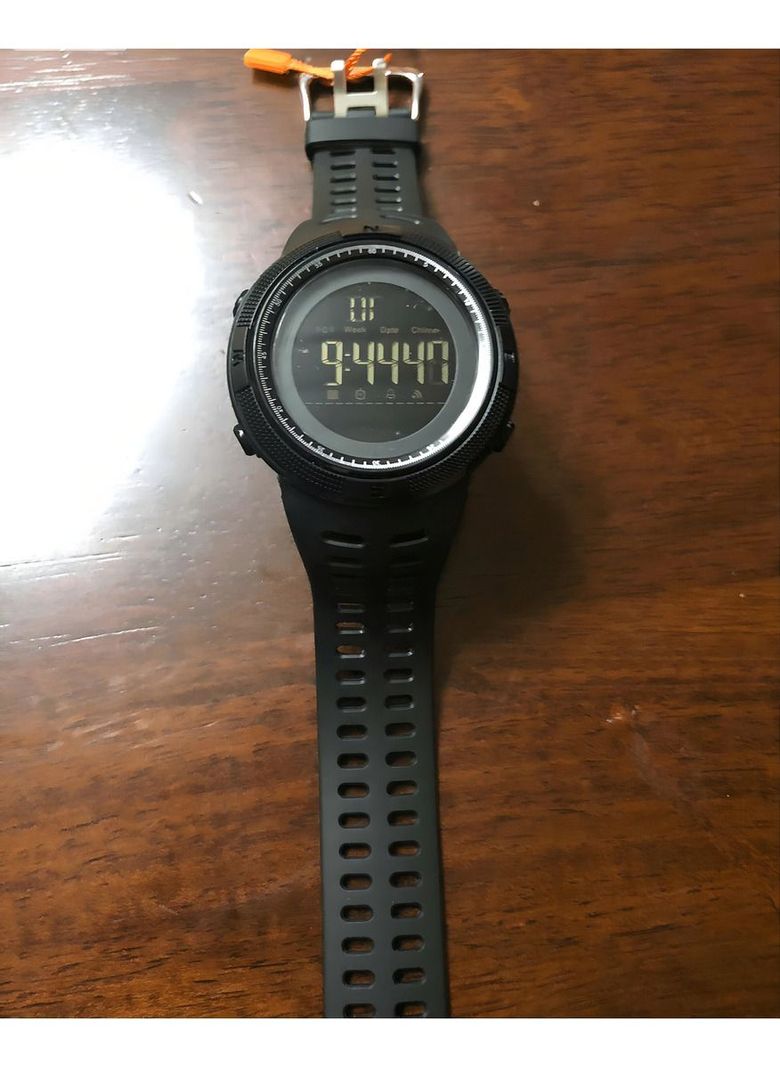 Reloj Pulsera Skmei 1251 Cuerpo Correa Negro Fondo Negro-8