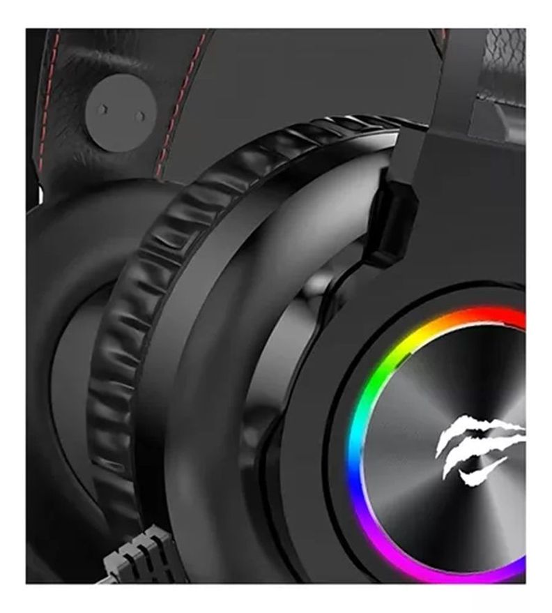 Audifono Headset Gamer H654d Rgb inalambrico con microfono-2