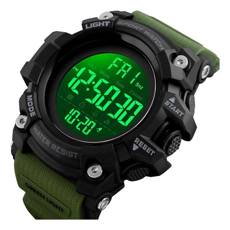 Reloj Digital Skmei 1384 De Pulsera Plástico Color Negro-3