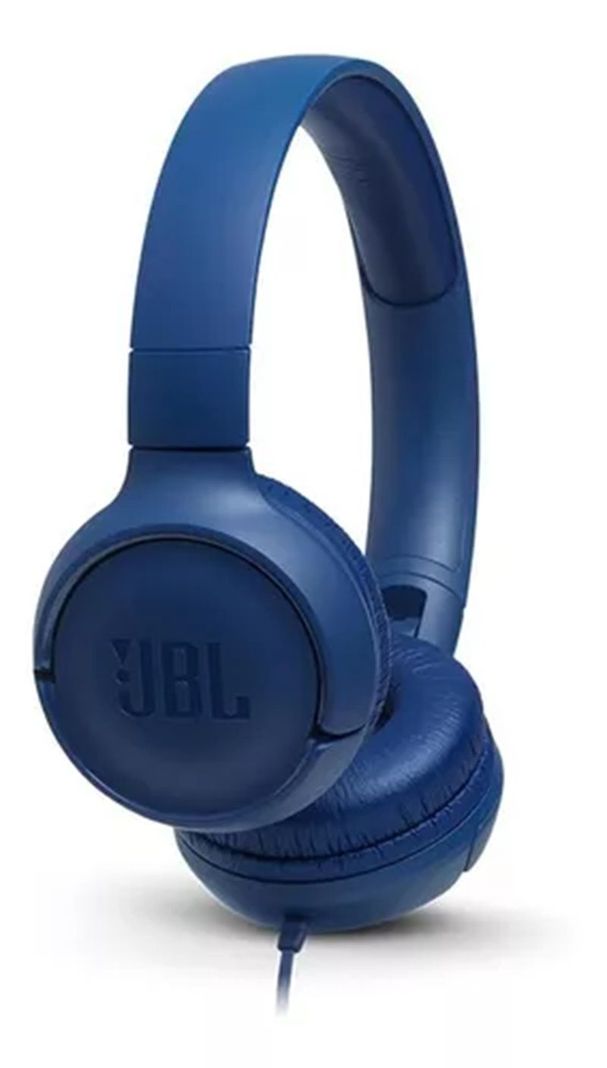 Audifonos alambricos JBL Tune 500 On-ear color azul-1