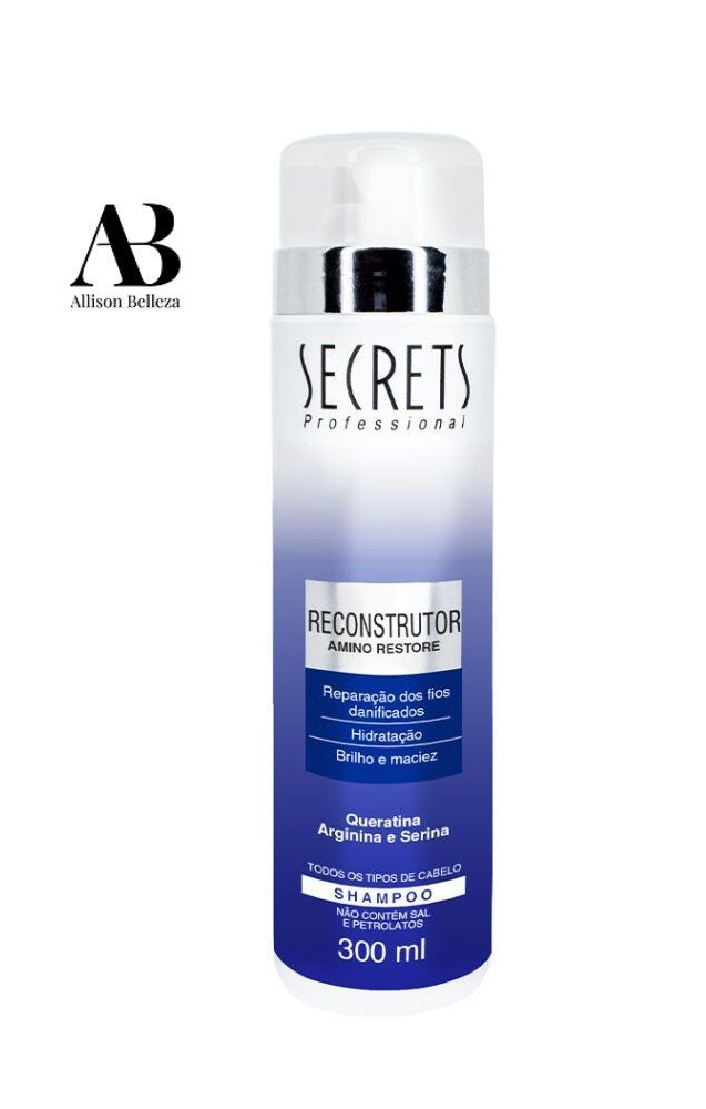 SHAMPOO RECONSTRUTOR AMINO RESTORE SECRETS BRASIL 300 ML-0