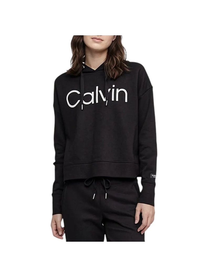 Polerón Negro Oversize Calvin Klein