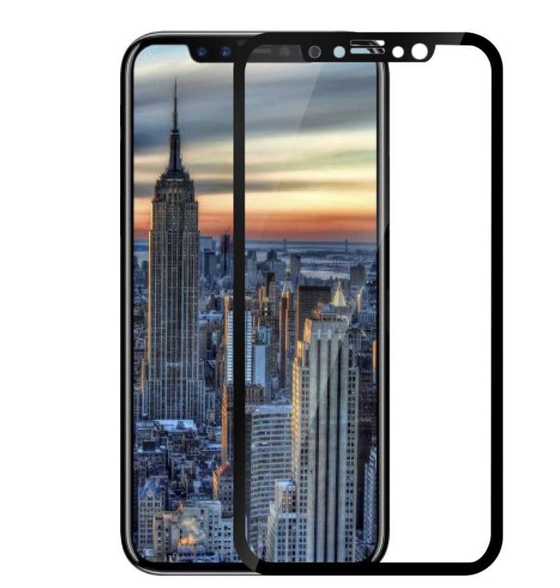 Lamina Vidrio compatible con iPhone 11 / Xr Completa Negra-0