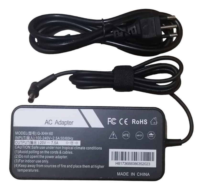 Cargador Para Notebook Asus 20V 75A 150W 6.0x3.7mm-0