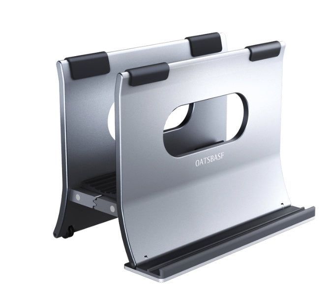 Soporte Vertical Premium Aluminio Para Macbook Notebook iPads-0