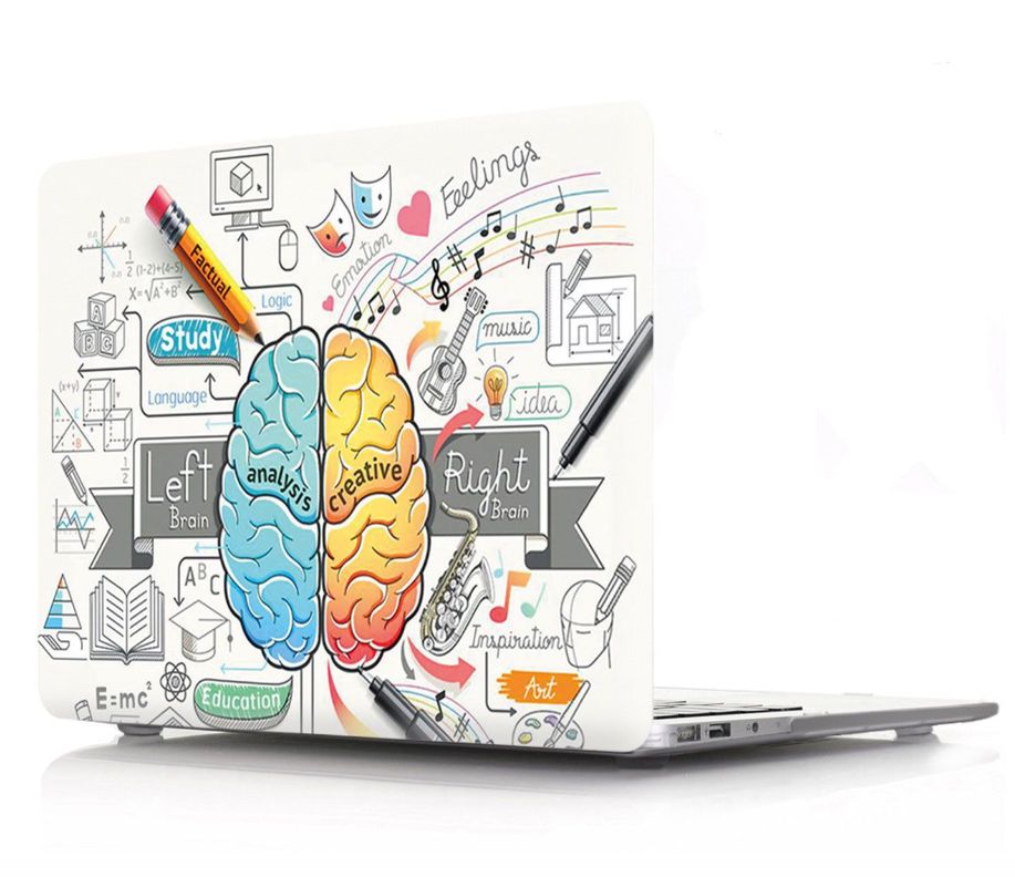 Carcasa Para Macbook Pro 13 M1/M2 A2159 A2251 A2338  Brain Study-0