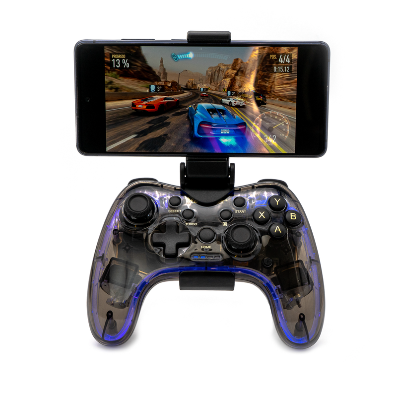 Joystick Gamepad Bluetooth Celulares PS4 Switch Iluminado RGB-0