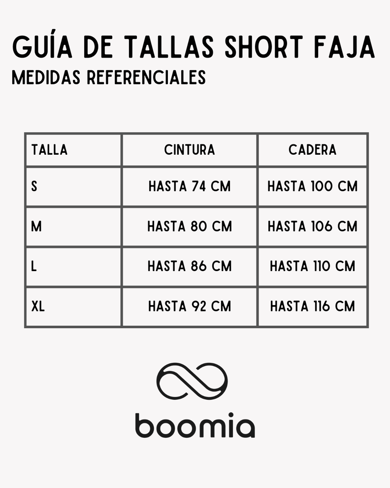 Short Faja Mujer Negro Levanta Glúteos-2