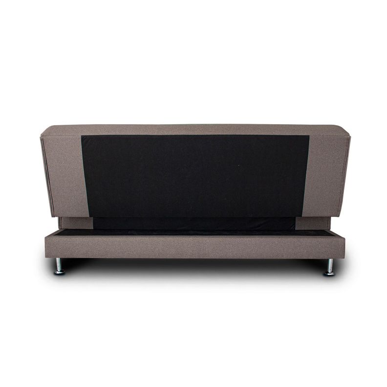Futón Lino Gris Sleepwell-3