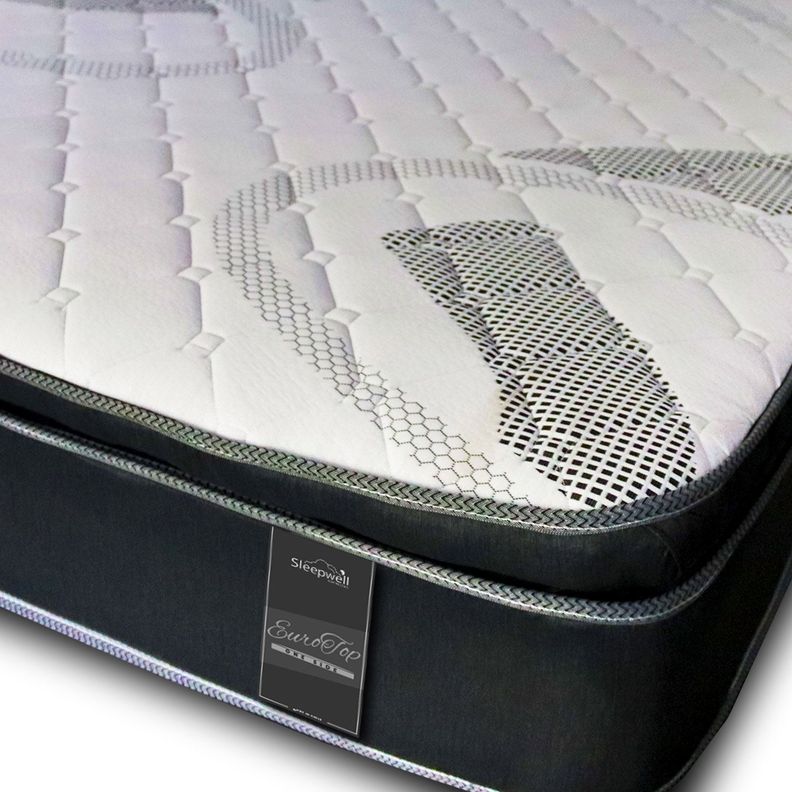 Colchón Sleepwell EuroTop OneSide Full Box-2