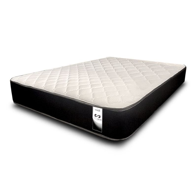 Colchon Resorte Sleepwell Equilibrium 1.5 Plaza BOX Blanco