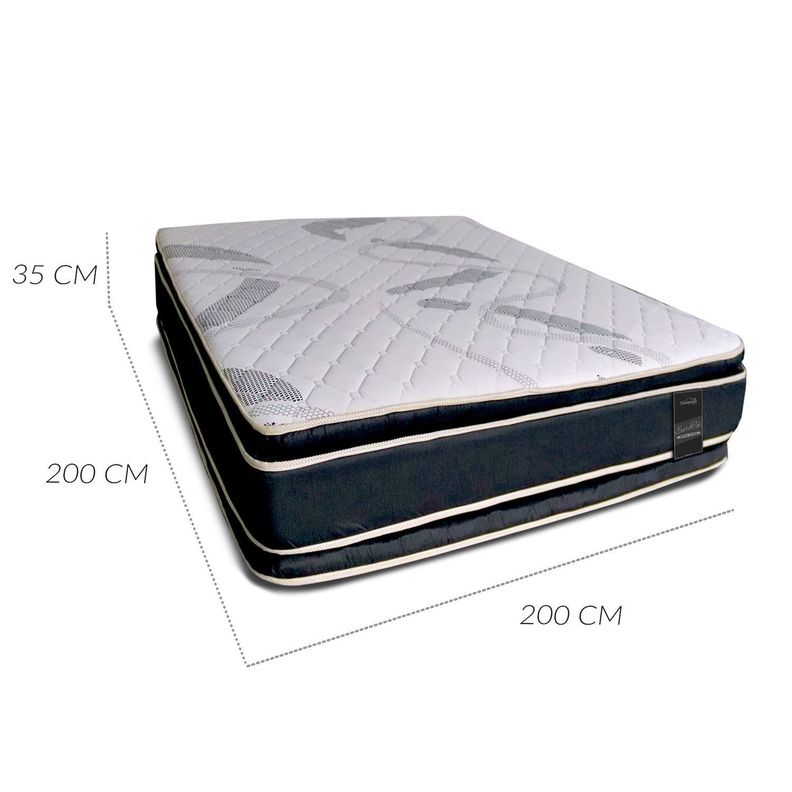 Colchón Sleepwell EuroTop DualSide Super King-4