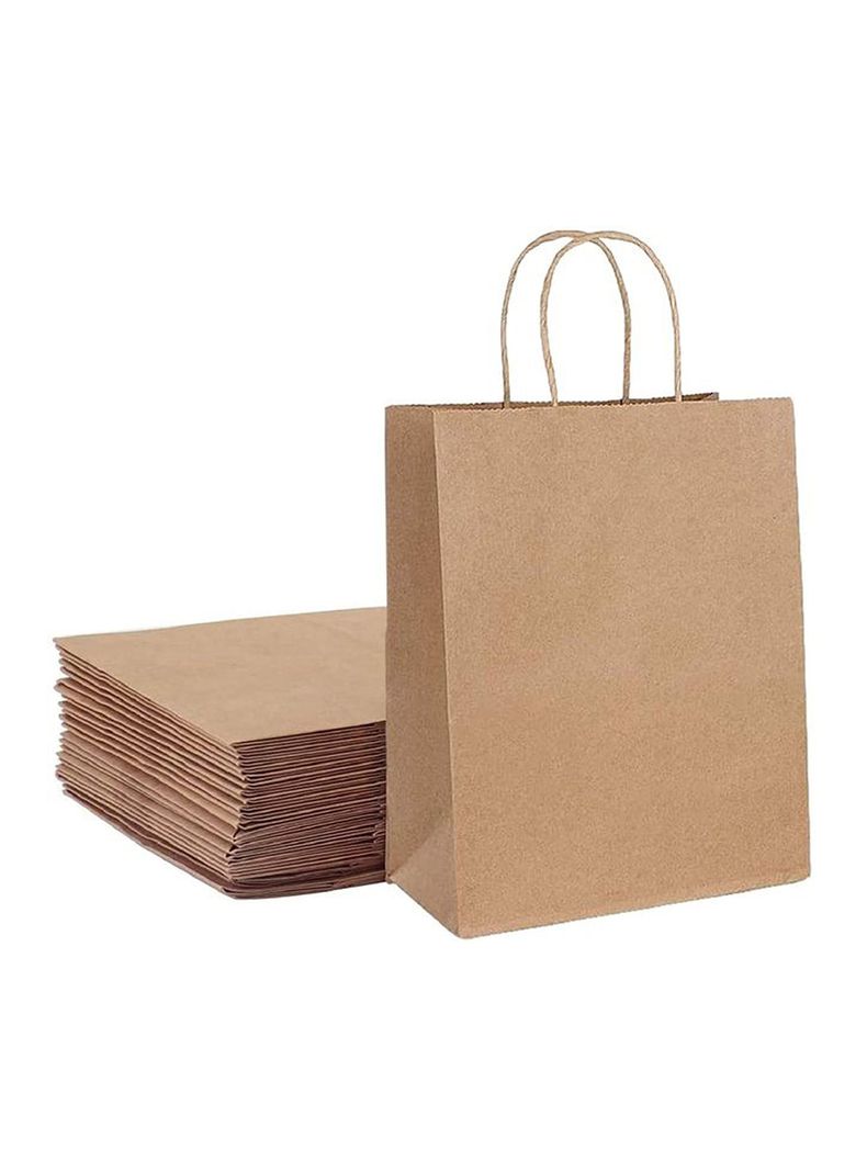 Pack 25 Bolsas Ecológica Papel Kraft 45 x 34 x 13 cm-0