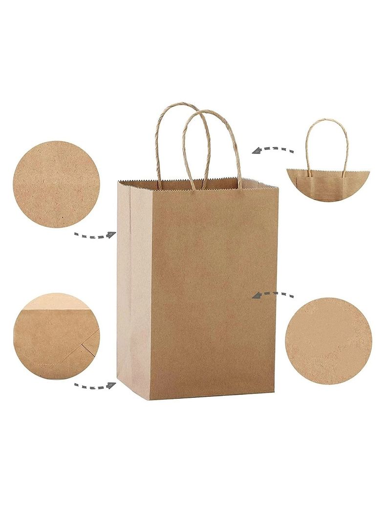 Pack 25 Bolsas Ecológica Papel Kraft 45 x 34 x 13 cm-3