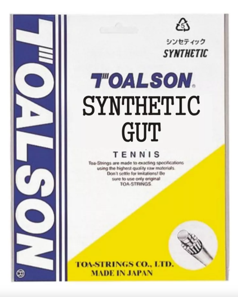 Cuerda Raqueta de Tenis Toalson Synthetic Gut 1,35 set 12m-1