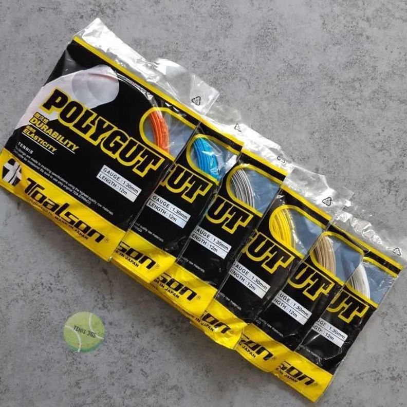 Cuerda Raqueta de Tenis Toalson Poly Gut 1,30 set 12m-1
