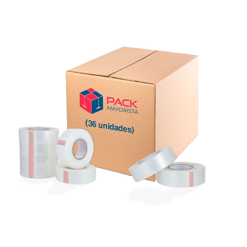 Cinta De Embalaje Transparente 48mm*300m*50mic - Pack 36 Uds-0