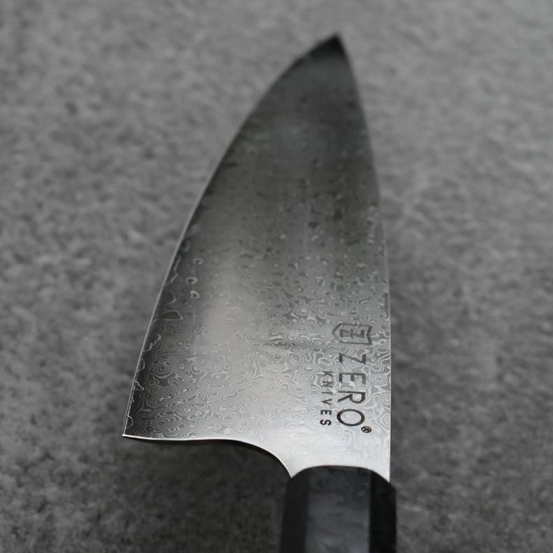 Cuchillo Acero Damasco 8,0'' - Zero Knives - Blend Mammoth-4