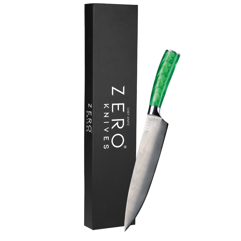 Cuchillo De Chef 8,0'' - Zero Knives - Bright Green-1