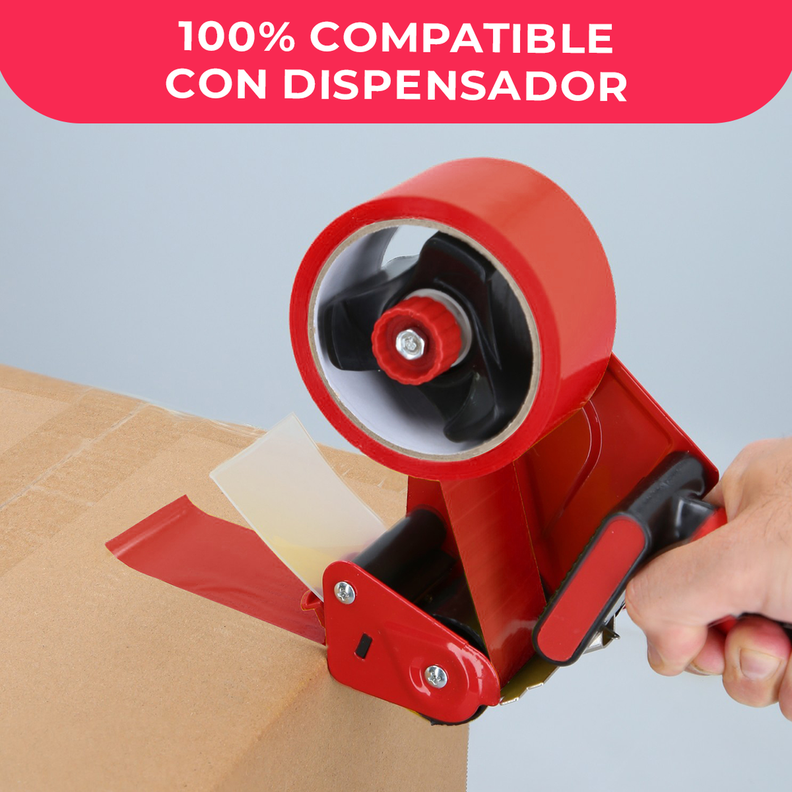 Cinta De Embalaje Roja 48mm*40m - Pack Mayorista - 1 Und-4