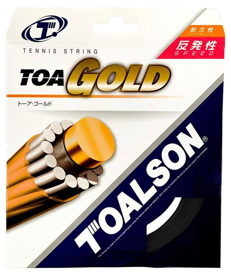 Cuerda Raqueta de Tenis Toalson Toa Gold 1.30 set 12m-0
