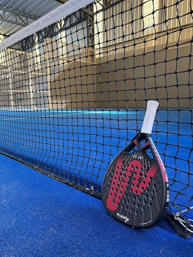 Pala de Padel Madma Max Lable 12K Carbon Rojo-5
