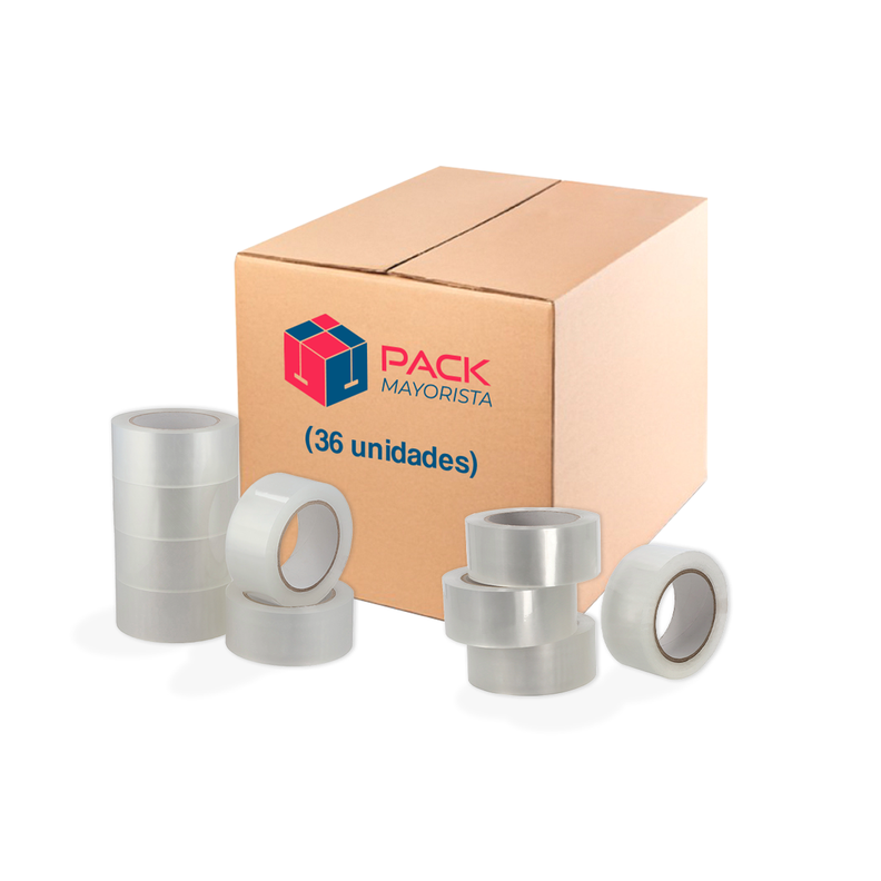 Cinta De Embalaje Transparente 48mm*45m*50mic - Pack 36 Uds-0