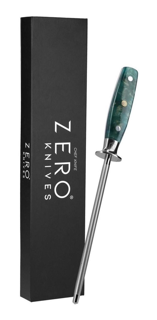 Chaira Astil Espada Afiladora Cuchillos Zero Knives - Verde-1