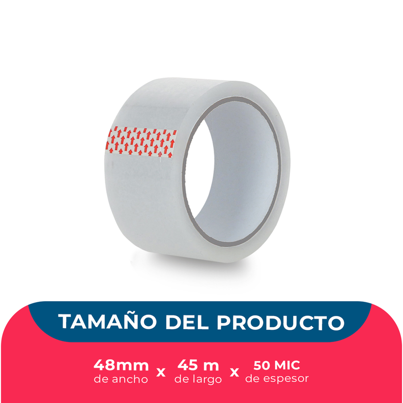 Cinta De Embalaje Transparente 48mm*45m*50mic - 1 Unidad-1