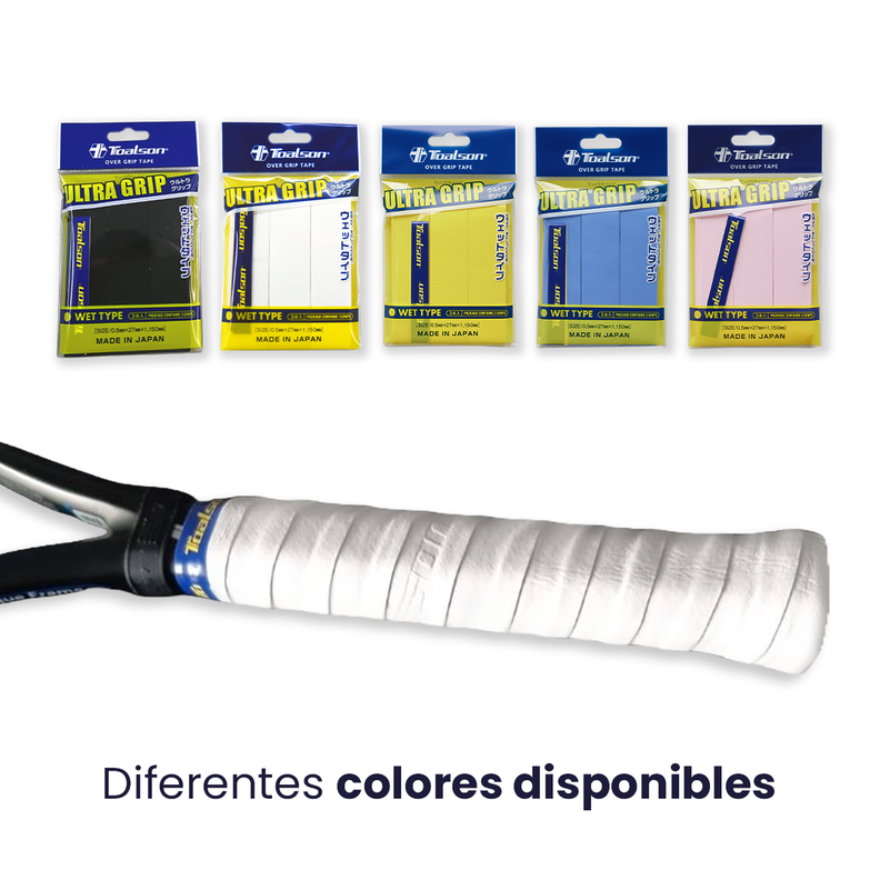 Grip de Tenis Toalson Ultra Grip Overgrip - Pack 3 Uds-2