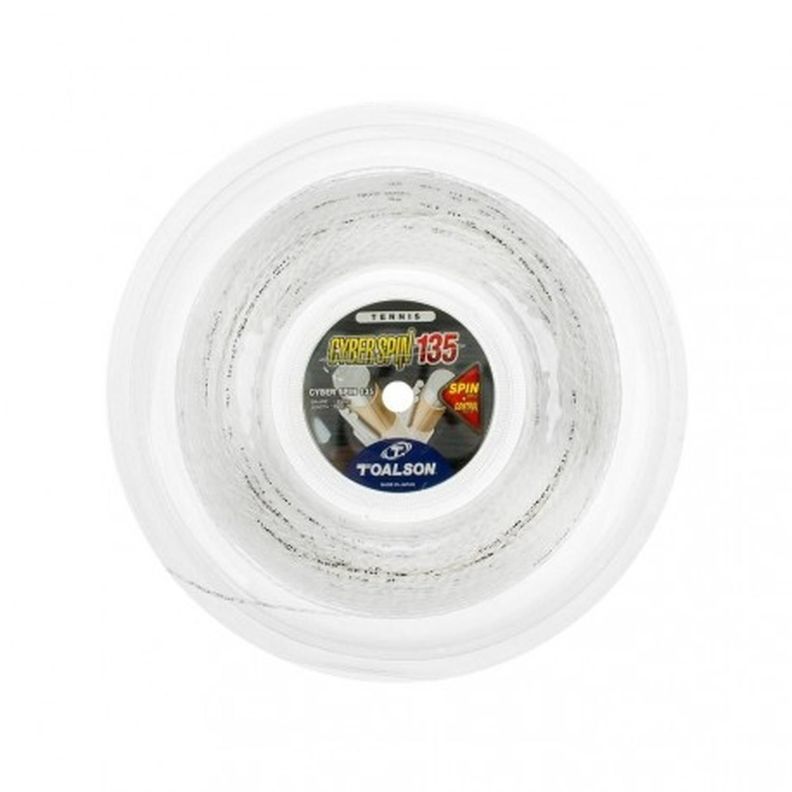 Cuerda Raqueta de Tenis Toalson Cyber Spin 1,35 rollo 200m-0