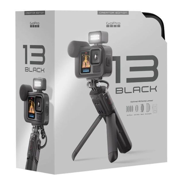Camara Gopro Hero 13 Creator 4k 60fps Wifi Bt 5.3 Sumergible Color Negro-4