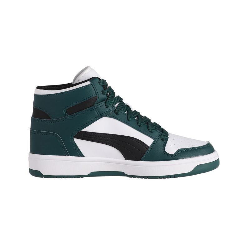 Zapatilla Puma Rebound LayUp SL Hombre Verdes/Blancas/Negras-1