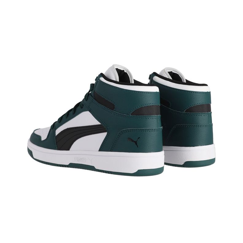 Zapatilla Puma Rebound LayUp SL Hombre Verdes/Blancas/Negras-3