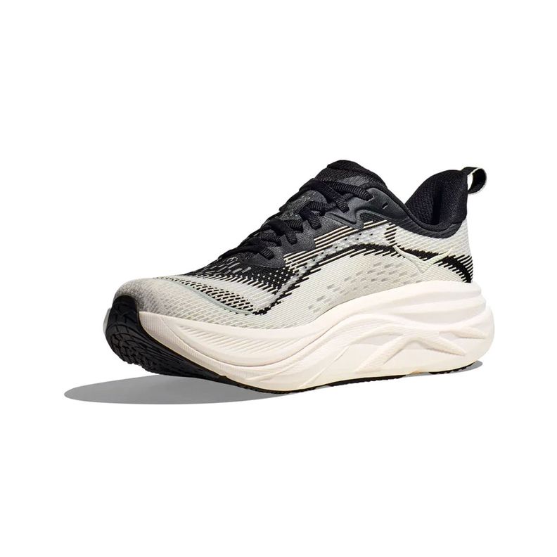 Zapatillas Hoka Skyflow Mujer Black/White-2