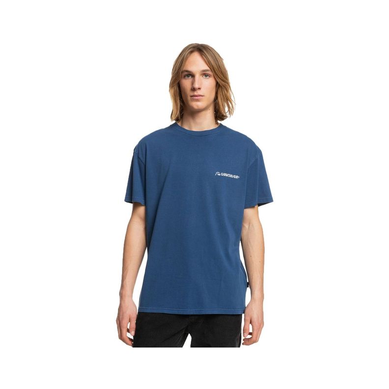 Polera Quiksilver Platinum  Hombre Blue