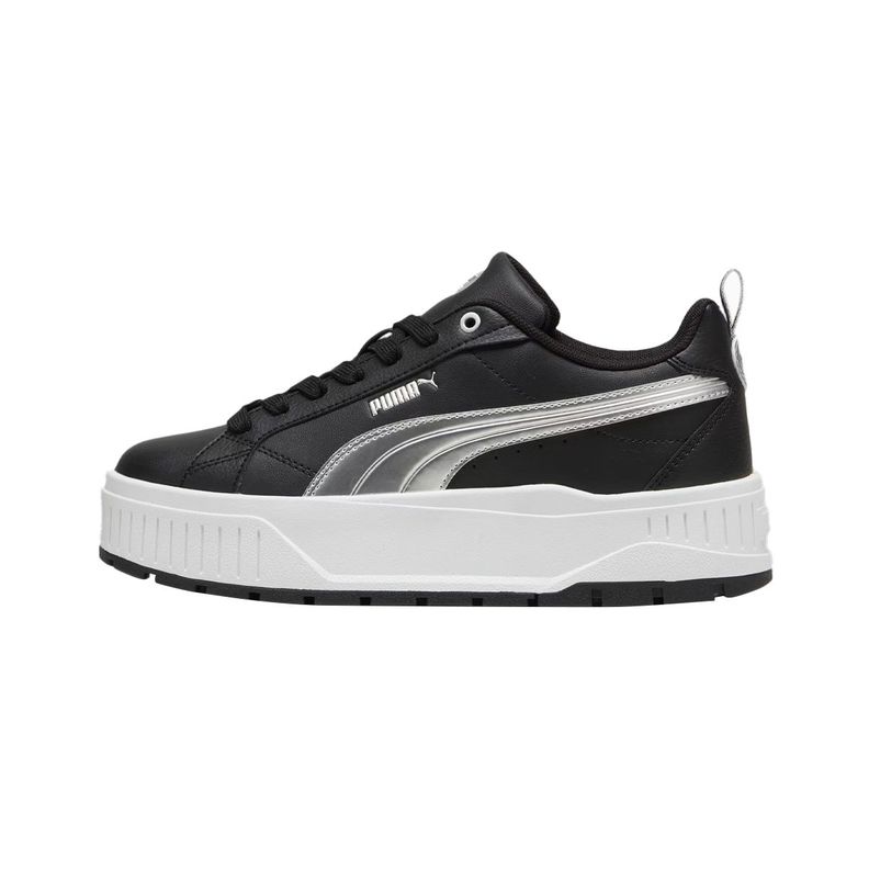 Zapatillas Puma Karmen II Metallic Dream Mujer Negra/Plata-0