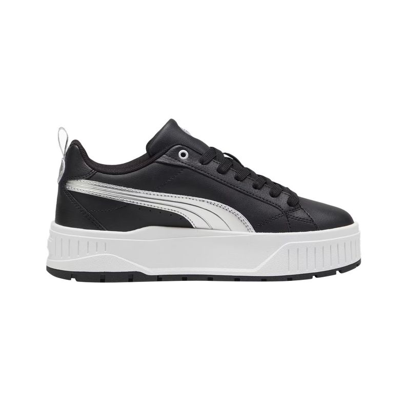 Zapatillas Puma Karmen II Metallic Dream Mujer Negra/Plata-1