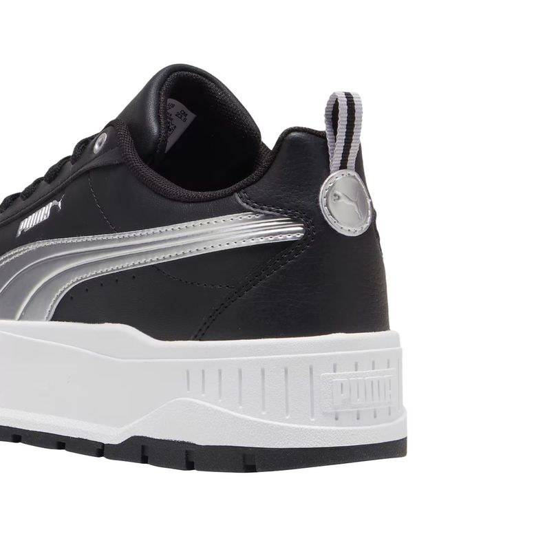 Zapatillas Puma Karmen II Metallic Dream Mujer Negra/Plata-3